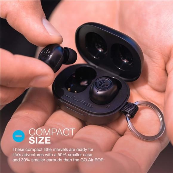 JLab JBuds Mini True Wireless Earbuds - Black - Picture 5 of 7